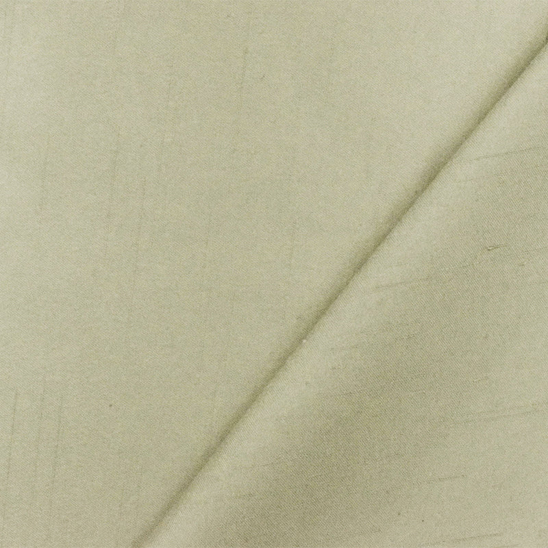 Oyster Beige Solid Poly Antique Satin Woven Fabric