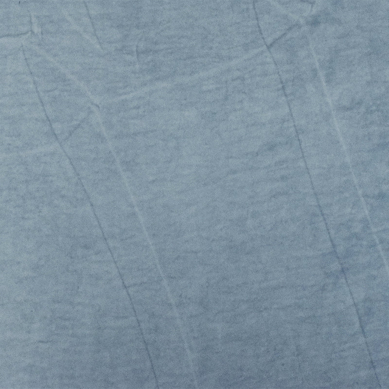 Washed Blue-Blue Dyed-Like Printed Poly Twill Woven Fabric