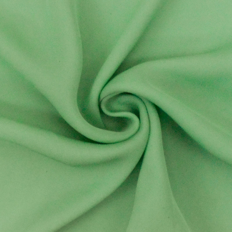 3 YD PC-Clean Green Solid Silk Georgette Woven Fabric