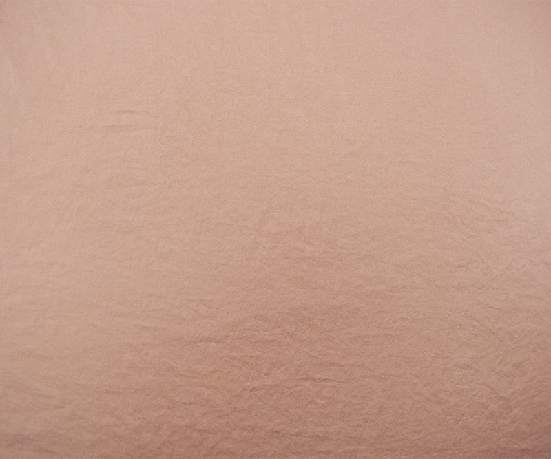 Peach Orange Poly Satin Woven Fabric