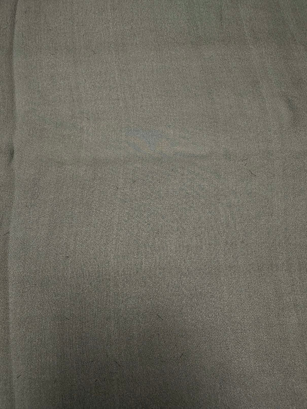 Dark Gray Woven Silk Chiffon Fabric