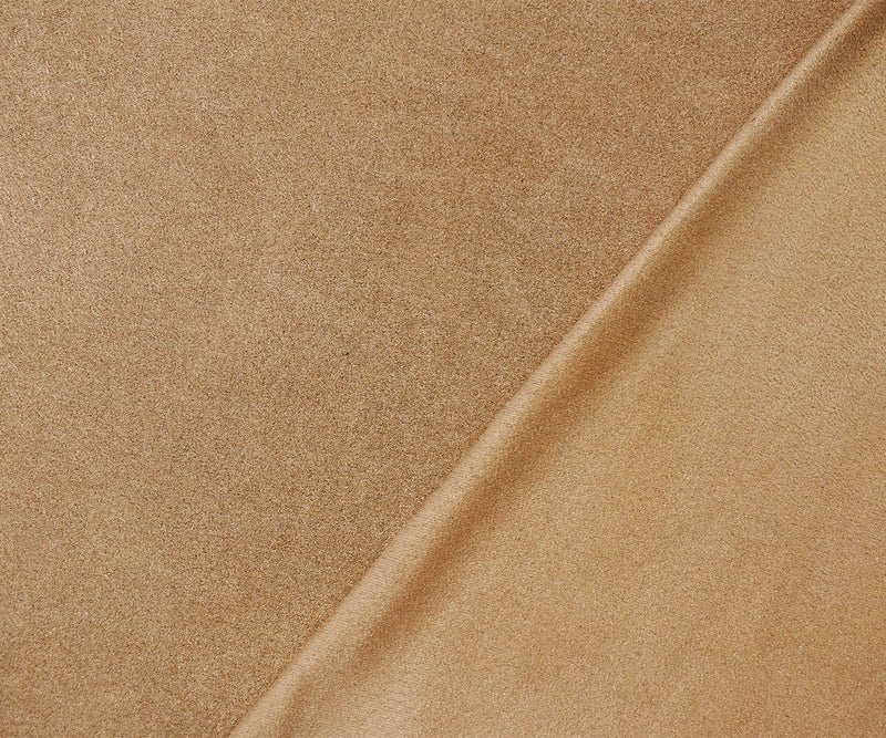 Light Natural Brown Stretch Spandex Solid Microsuede Knit Fabric
