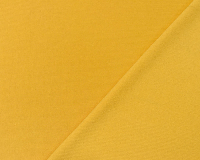 Yellow Poly Stretch Spandex Solid ITY Knit Fabric
