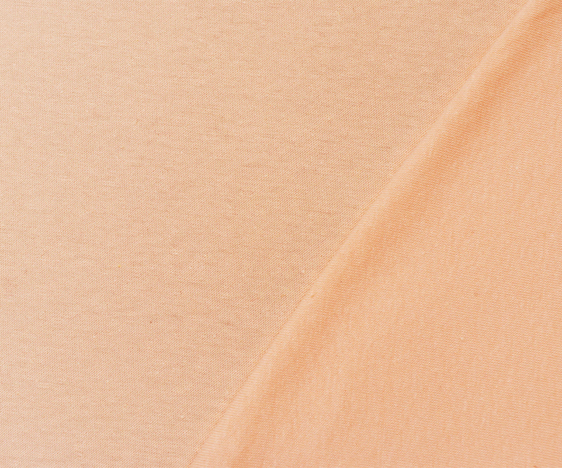 Pastel Orange Cotton Stretch Spandex Solid Jersey Knit Fabric