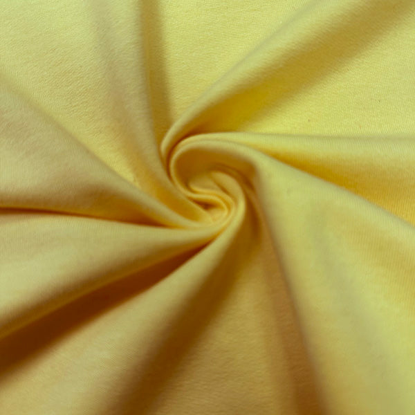 2 1/2 YD PC-Bright Yellow French Terry Knit Fabric