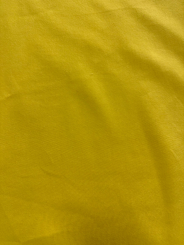 2 1/2 YD PC-Bright Yellow French Terry Knit Fabric