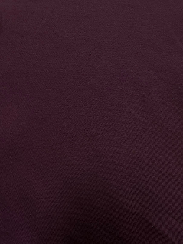 1 3/4 YD PC-Purple French Terry Knit Fabric
