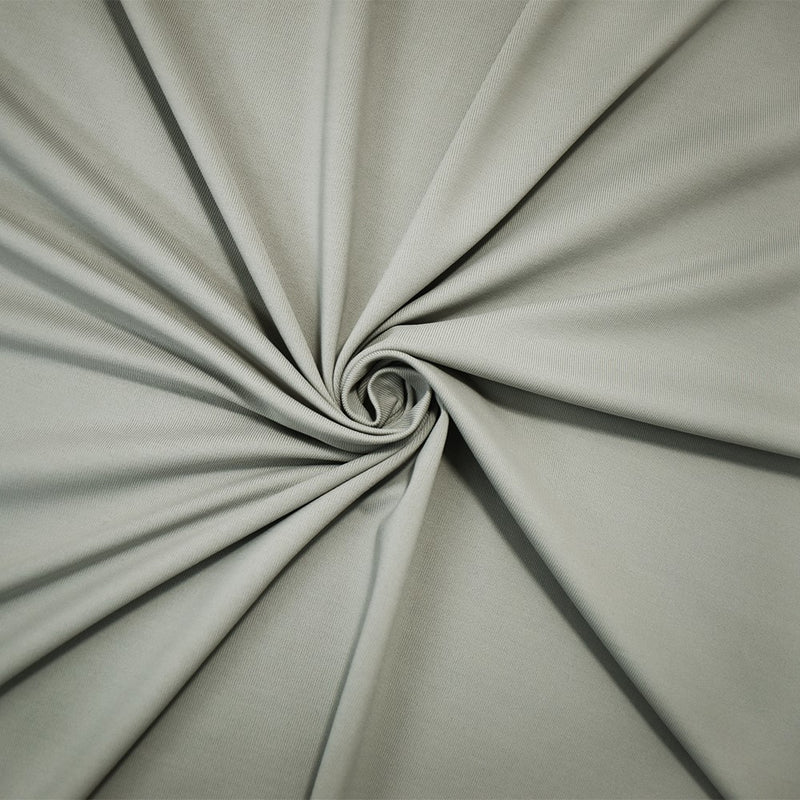 Gray Poly Stretch Spandex Jersey Knit Fabric