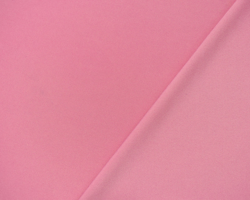 Pink Poly Stretch Spandex Solid Semi-Sheer ITY Knit Fabric