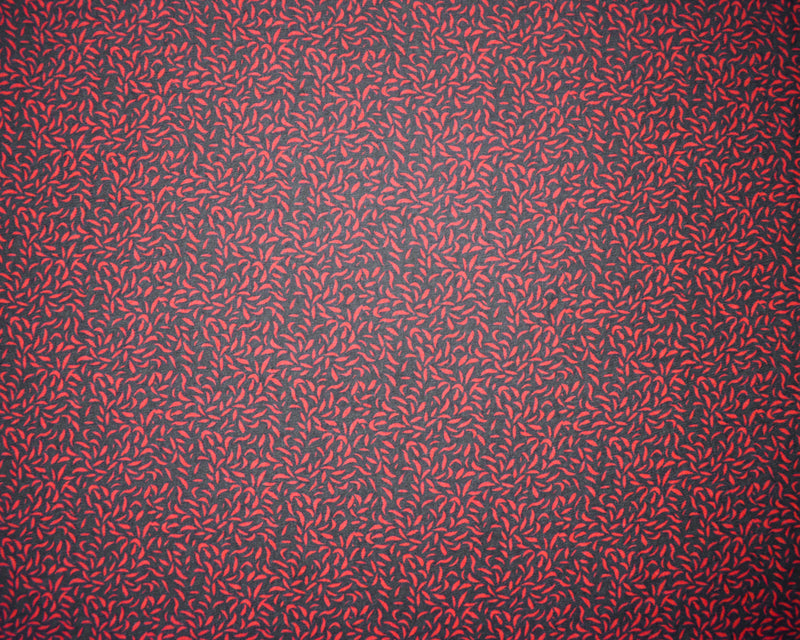 Red-Black Poly Abstract Printed Georgette Woven Fabric