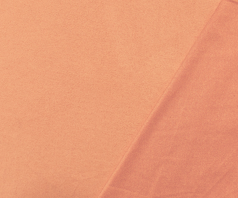 Pink Stretch Spandex Solid Microsuede Knit Fabric