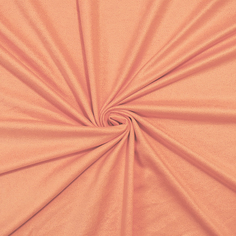 Pink Stretch Spandex Solid Microsuede Knit Fabric
