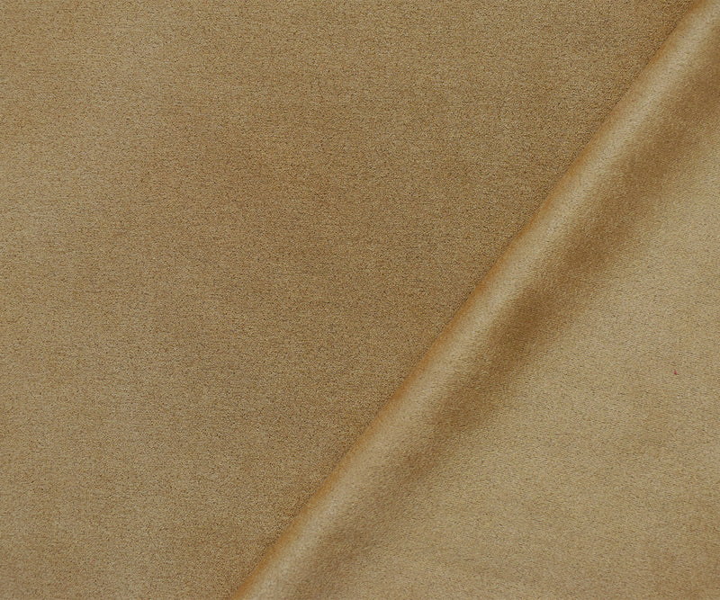 Tan Beige Stretch Spandex Solid Microsuede Knit Fabric