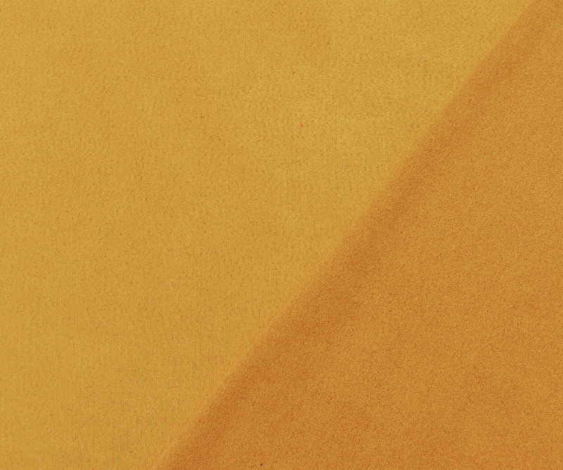 Yellow Stretch Spandex Solid Microsuede Knit Fabric