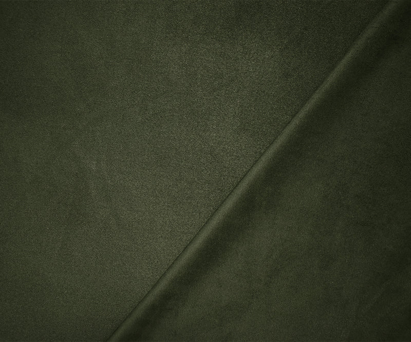 Deep Green Stretch Spandex Solid Microsuede Knit Fabric