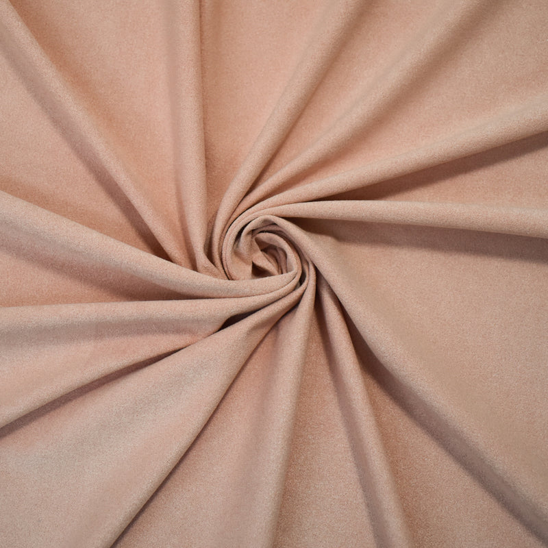 Light Pastel Pink Stretch Spandex Solid Microsuede Knit Fabric