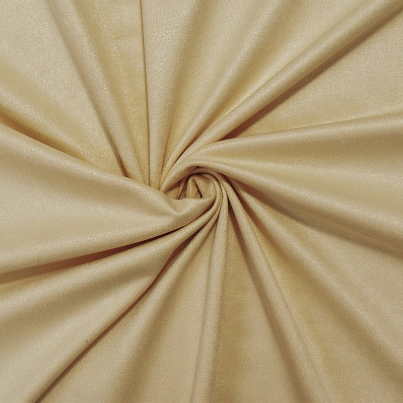 Light Beige Stretch Spandex Solid Microsuede Knit Fabric