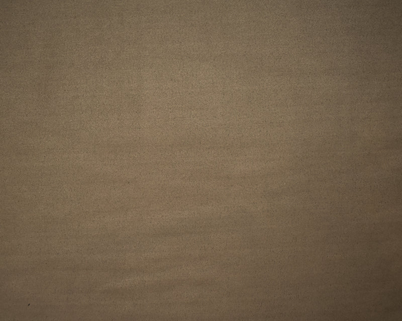 2 7/8 YD PC-Brown Stretch Spandex Solid Microsuede Knit Fabric