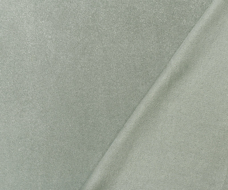 Gray Stretch Spandex Solid Microsuede Knit Fabric