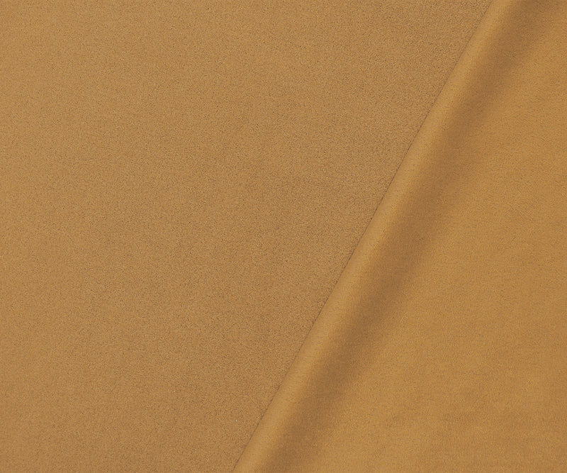 Brown Stretch Spandex Solid Microsuede Knit Fabric