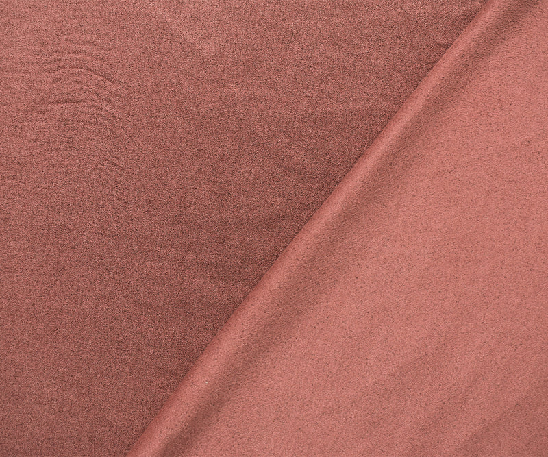 Deep Pink Spandex Solid Microsuede Knit Fabric