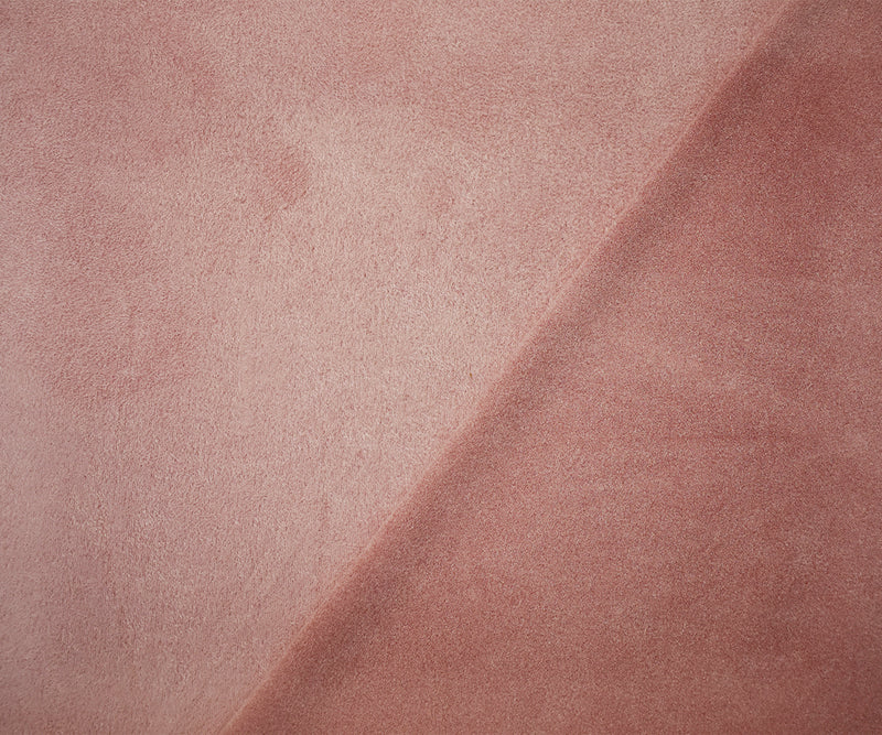Pink Stretch Spandex Solid Microsuede Knit Fabric