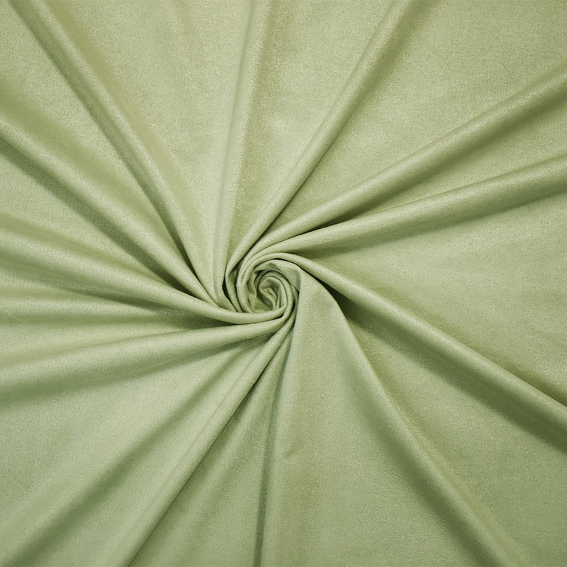 Pastel Green Stretch Spandex Solid Microsuede Knit Fabric