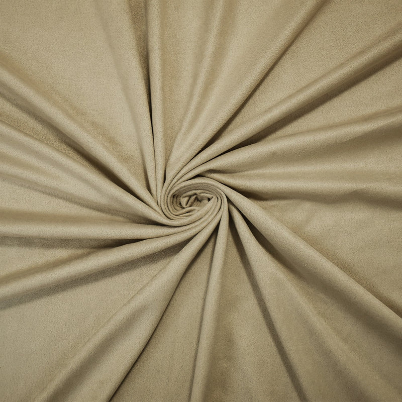 Light Gray Stretch Spandex Solid Microsuede Knit Fabric