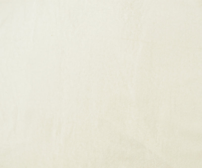 White Rayon-Poly Solid Velvet Woven Fabric