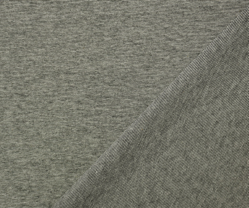 Black-White-Gray Poly Spandex Stretch Stripe Jersey Knit Fabric