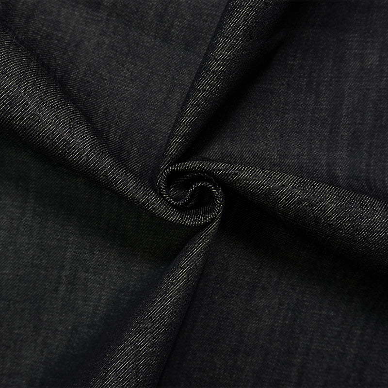Navy 12 oz. Cotton Blend Famous Denim Co. Stretch Denim Woven Fabric