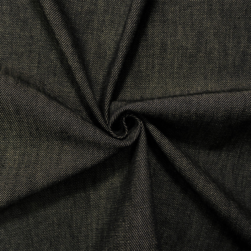 Deep Navy 11 oz. Cotton Denim Twill Woven Fabric