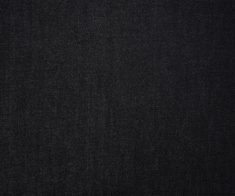 Deep Navy 12 oz. Cotton Italian Denim Twill Woven Fabric