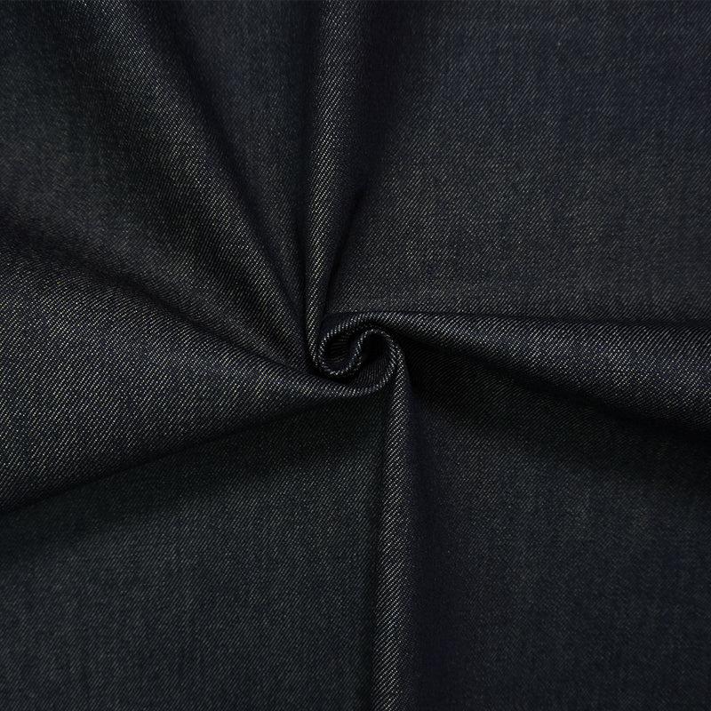Deep Navy Blue 13 oz. Famous Denim Co. Cotton Twill Woven Fabric