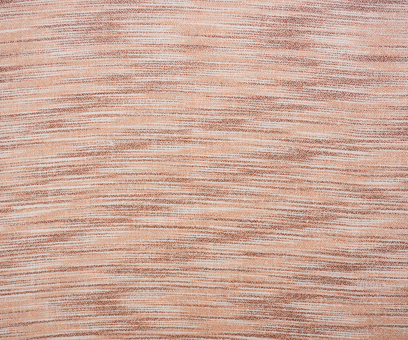 Brown-Beige-White Rayon Slub Texture Printed Dobby Woven Fabric