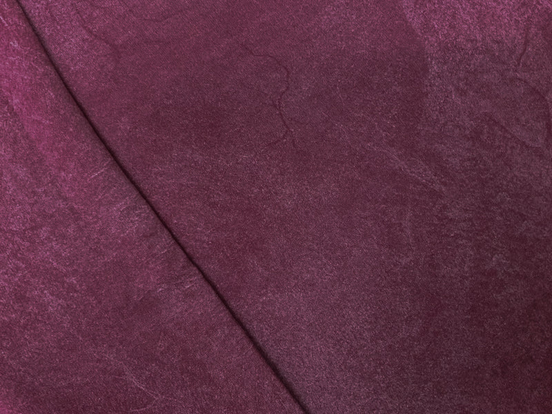 4 YD PC-Purple-Gray Rayon Heather Vintage-Distressed Look Voile Fabric