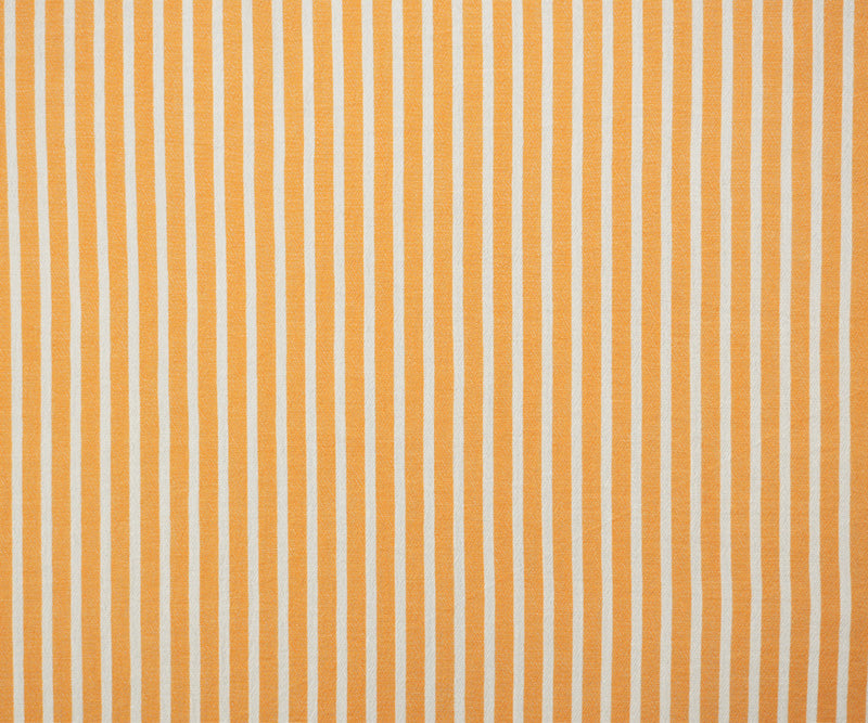 Yellow-White Rayon Textured Yarn Dyed Stripe Woven Fabric