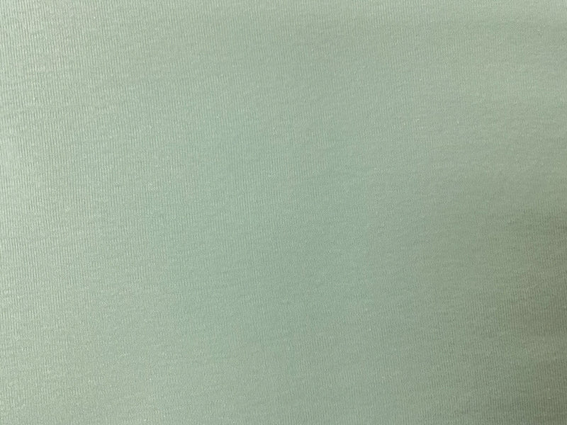 3 YD PC-Green Organic Cotton Solid 1X1 Rib Knit Fabric