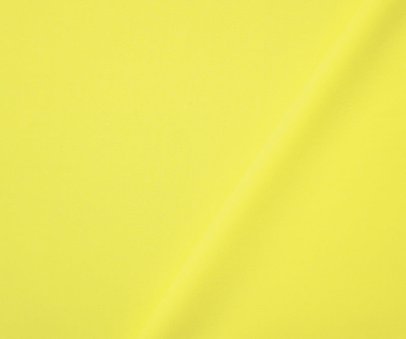 Yellow Poly Rayon Spandex Stretch Solid Woven Suiting Fabric