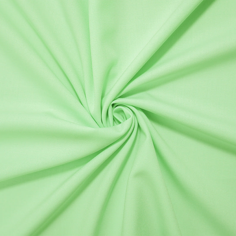 Light Green Poly Rayon Spandex Stretch Solid Woven Suiting Fabric