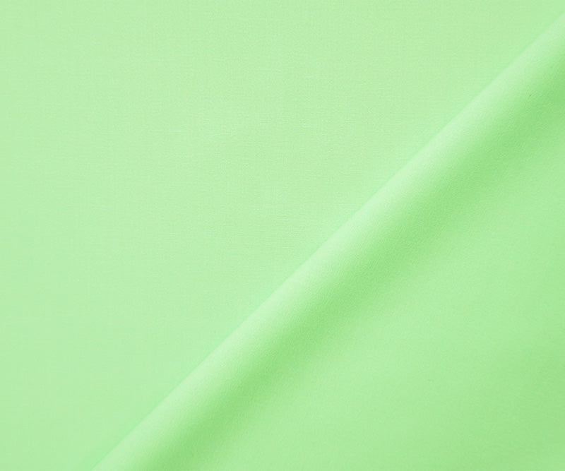 Light Green Poly Rayon Spandex Stretch Solid Woven Suiting Fabric