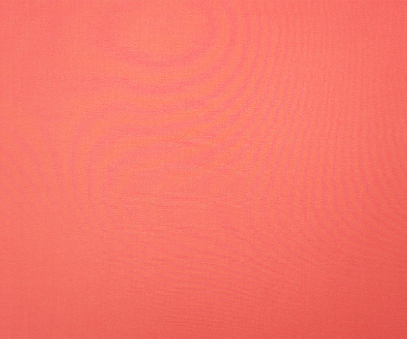 Deep Salmon Poly Rayon Spandex Stretch Solid Woven Suiting Fabric