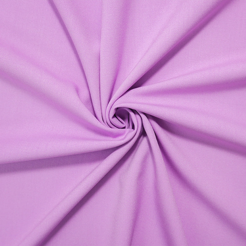 Lavender Purple Poly Rayon Stretch Solid Woven Suiting Fabric
