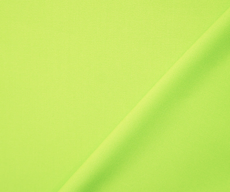 Green Poly Rayon Spandex Stretch Solid Woven Suiting Fabric