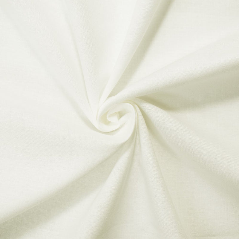 3 YD PC-White Cotton Solid Quality Quilting Woven Fabric