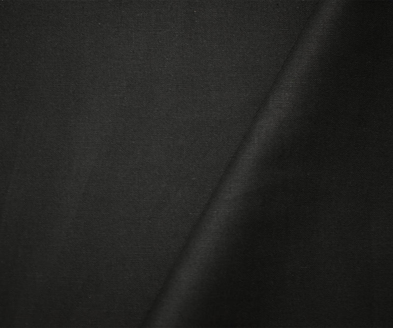 Black Cotton Solid Quality Quilting Woven 25 YD Bolt Fabric