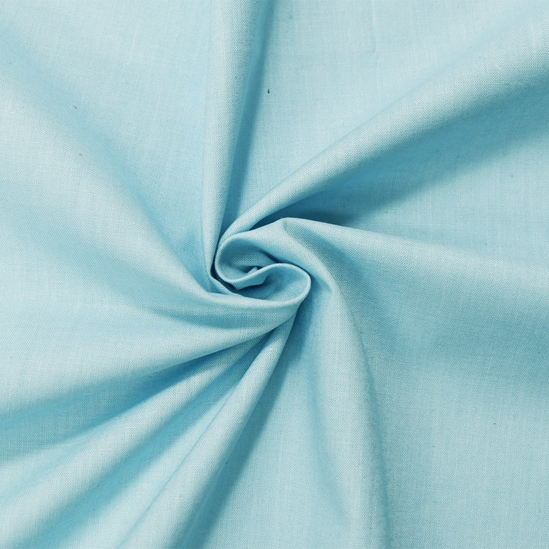 Light Blue Cotton Solid Quality Quilting Woven 10 YD Bolt Fabric