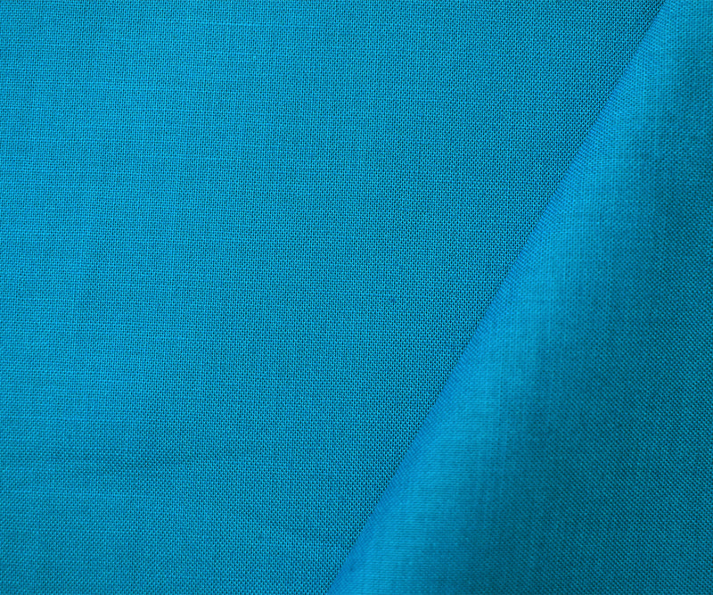 Teal Blue Cotton Solid Quality Quilting Woven 10 YD Bolt Fabric
