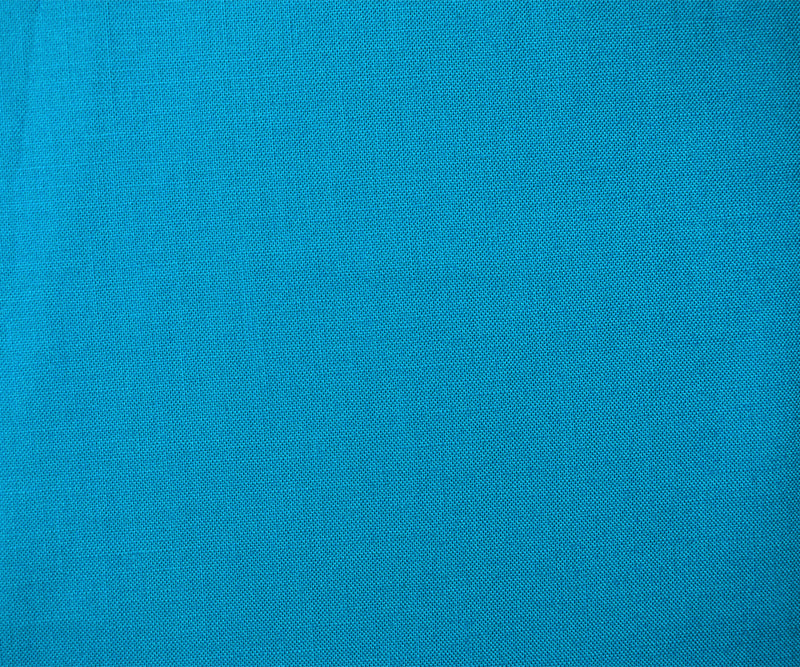 Teal Blue Cotton Solid Quality Quilting Woven 10 YD Bolt Fabric