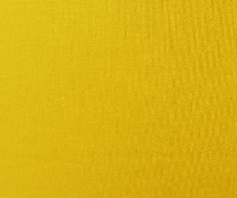 Yellow Cotton Solid Quality Quilting Woven Fabric